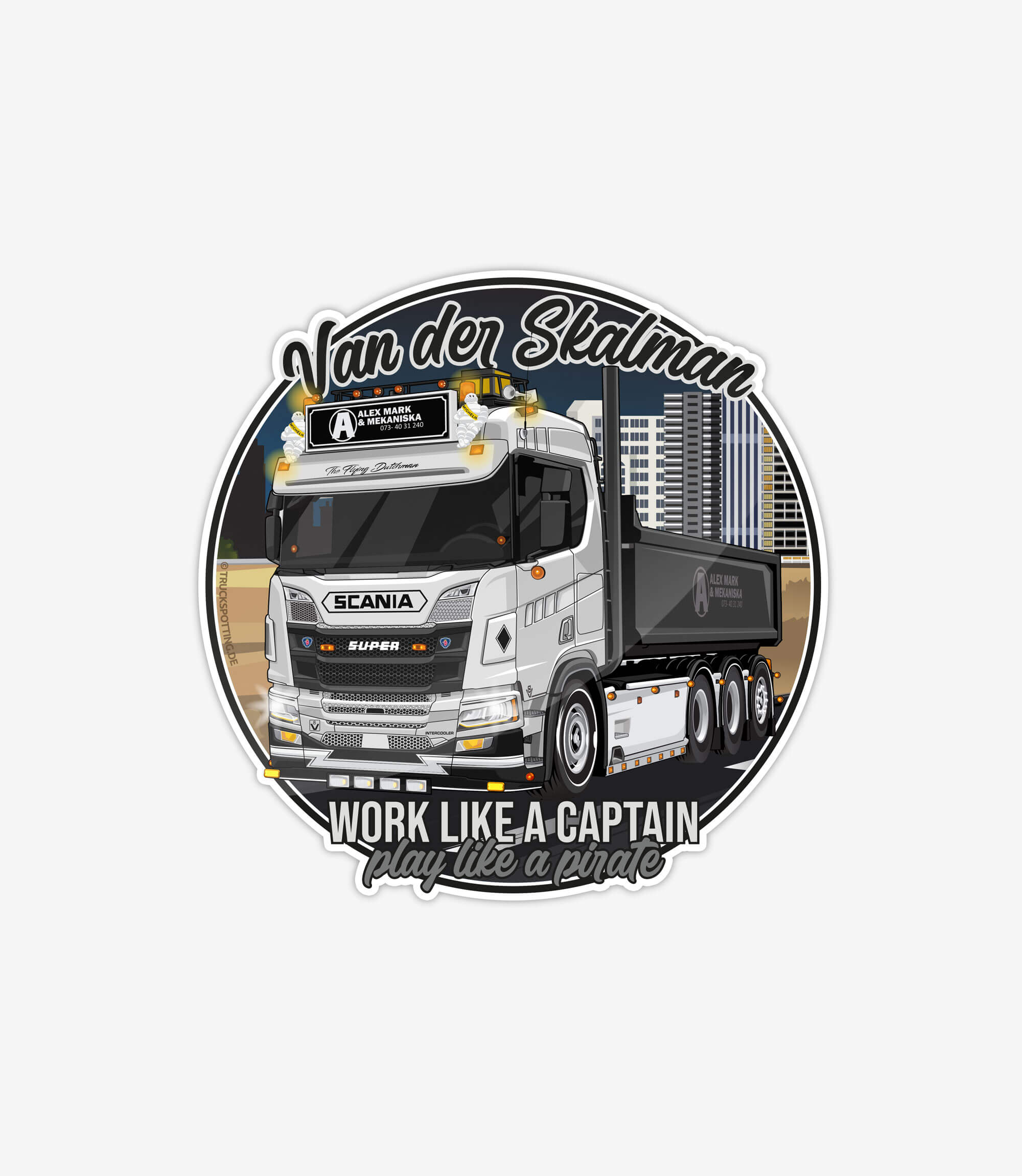 Aufkleber - Van der Skalman