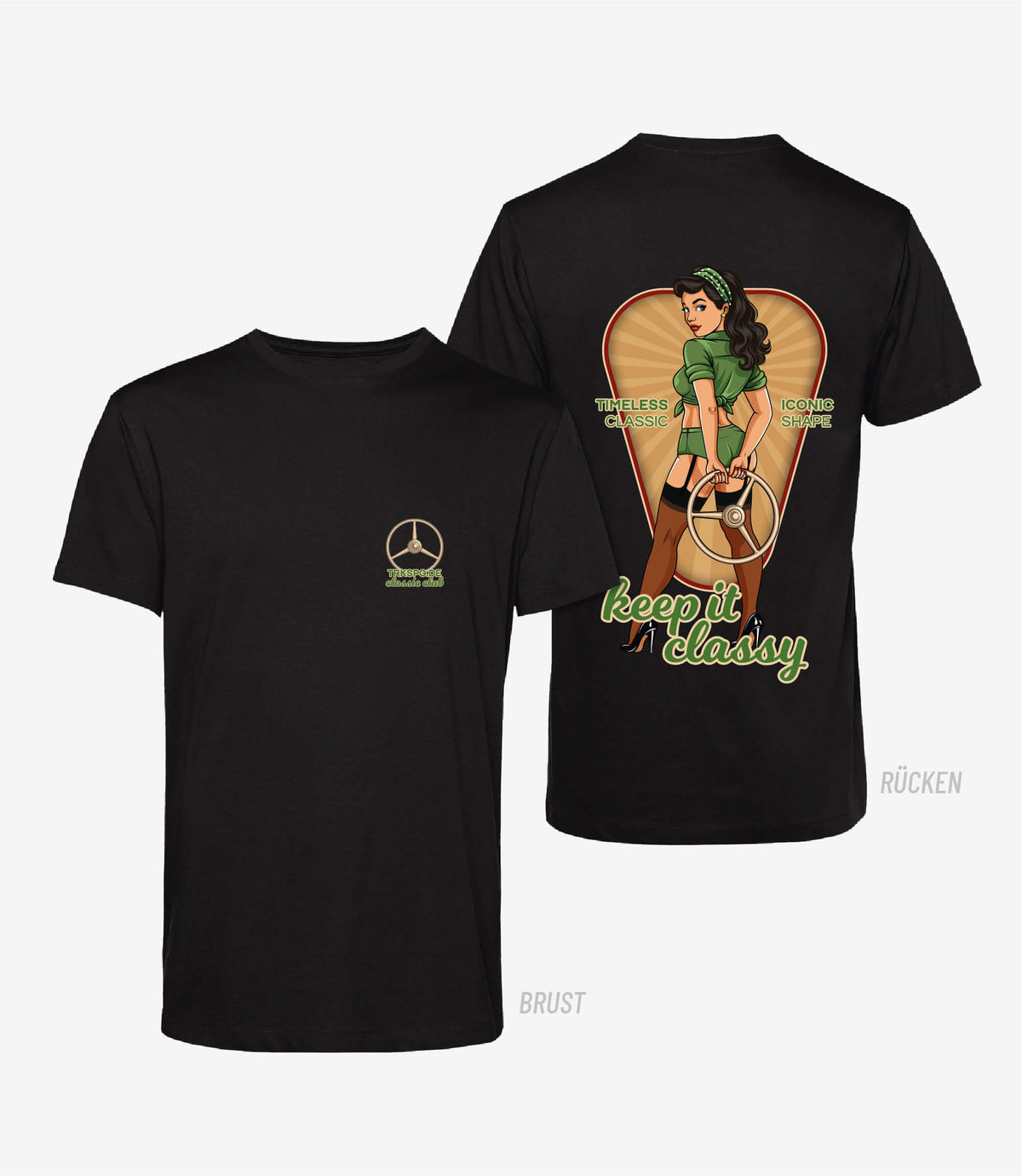 keep it classy - 3 Speichen Classic T-Shirt