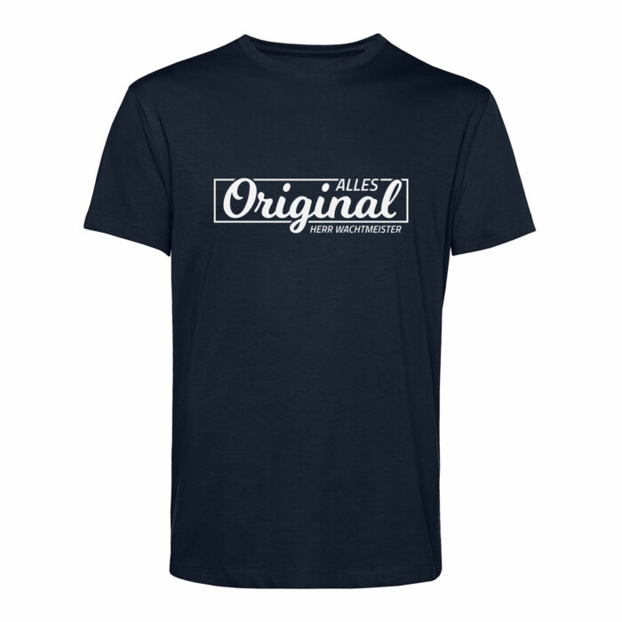 Alles Original | Herren Shirt | Vorderseite | Farbe: Grau